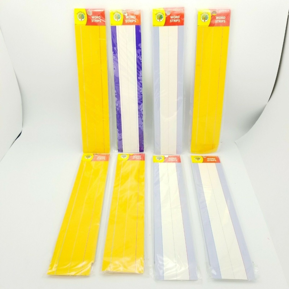 Teaching Tree Word Strips 11.25 x 2.5 In Bundle